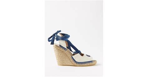 blue gucci wedges